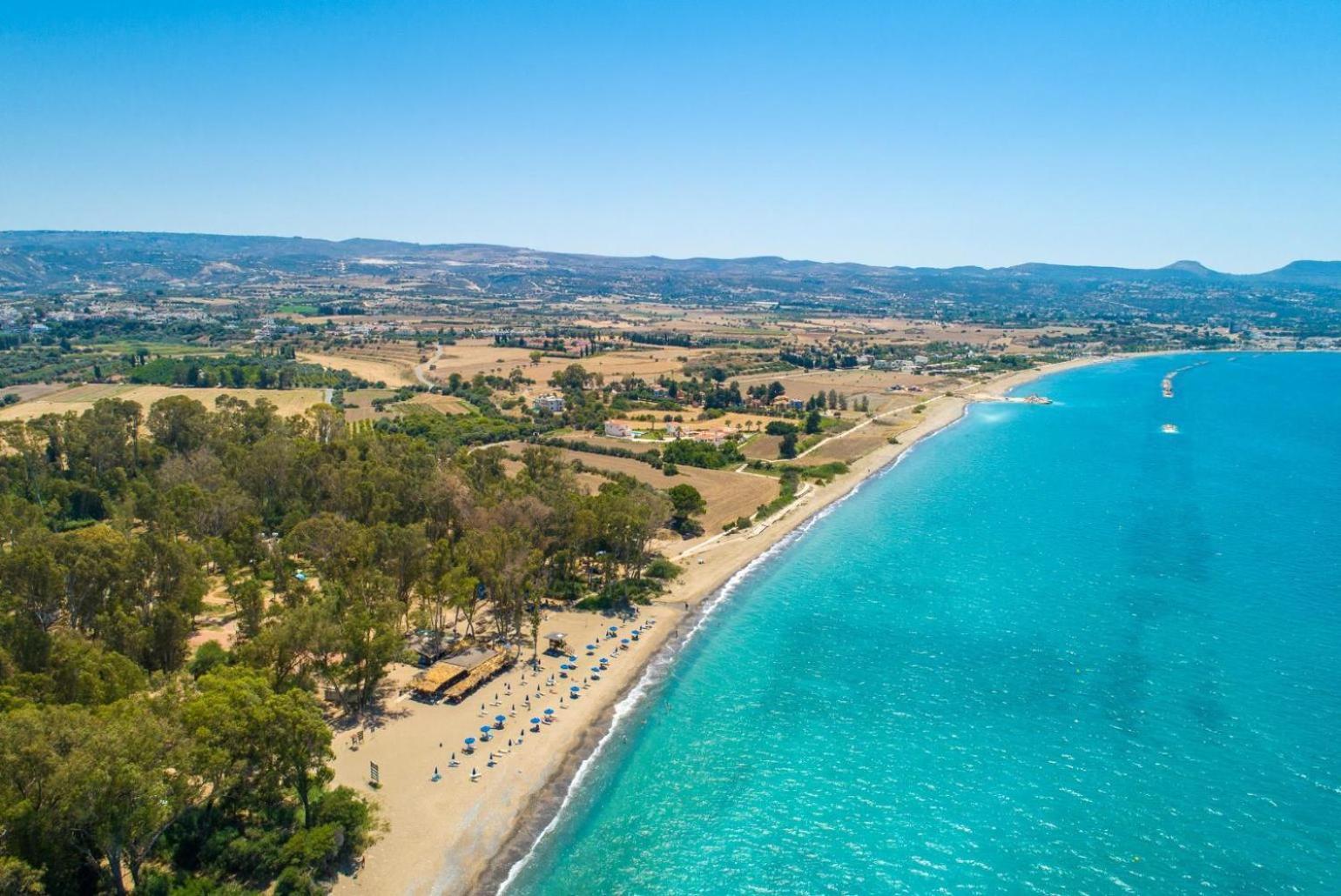 Sun Beach Villa Thio Polis Екстер'єр фото